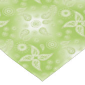 Grünes Sommermuster Paisleys Tischdecke (Schrägansicht)