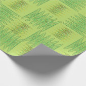 Grünes Spiralpapier Geschenkpapier (Ecke)