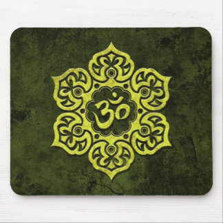 Grünes Steinblumenom Mousepad