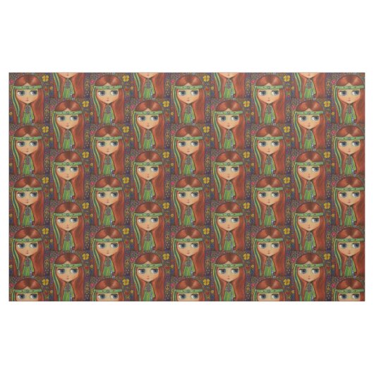 Grünes Stoff (Fat Quarter (45,7 x 55,9 cm))