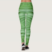 Grünes Stoffmuster Ratti_Creative_Arts Leggings (Rückseite)