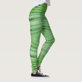 Grünes Stoffmuster Ratti_Creative_Arts Leggings (Rechts)