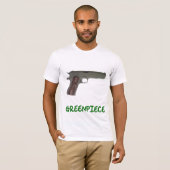 Grünes Stück T-Shirt (Vorne ganz)