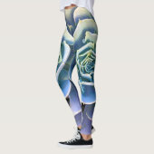 Grünes sukkulentes Kakteen Foto schlicht, modern u Leggings (Links)