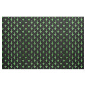 Grünes T-38-Talonmuster auf schwarz Stoff (Fat Quarter (45,7 x 55,9 cm))