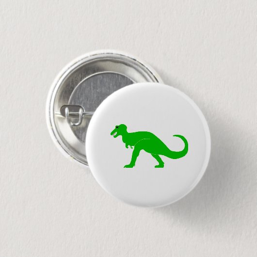 Grünes T-Rex Button (Vorne & Hinten)