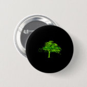 Grünes T-Shirt denken Button (Vorne & Hinten)
