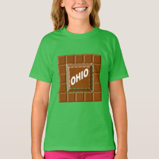 Grünes T-Shirt Tochter SCHOKOLADE OHIO