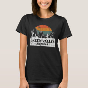 Grünes Tal AZ Arizona Vintager Sonnenuntergang Kak T-Shirt