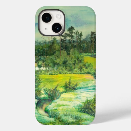 grünes Tal Case-Mate iPhone Hülle (Rückseite)