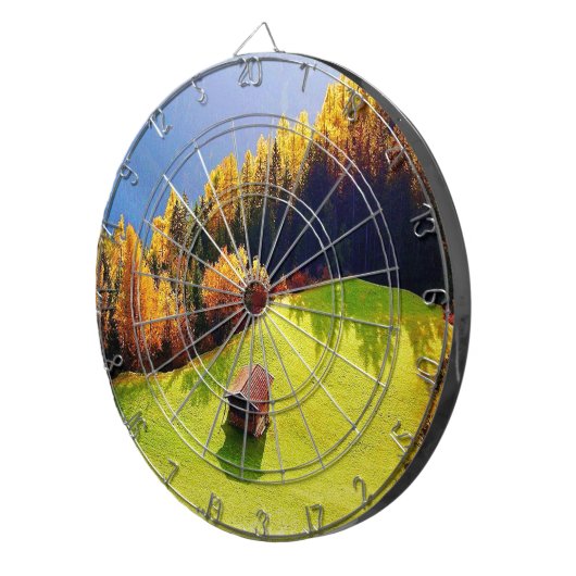 Grünes Tal Dartscheibe (Vorderseite rechts)