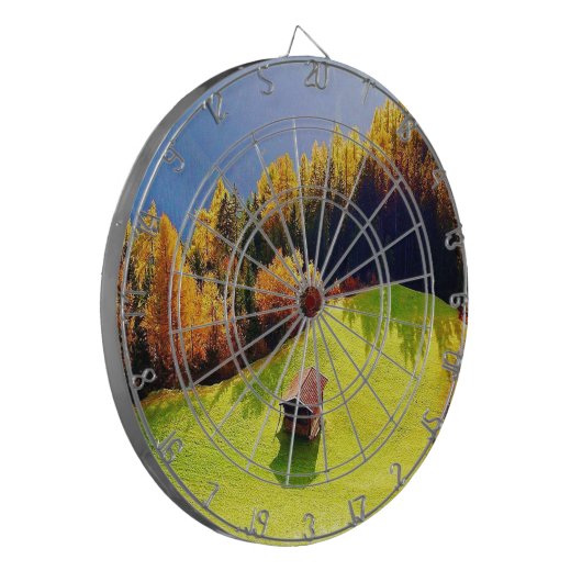 Grünes Tal Dartscheibe (Vorderseite Links)