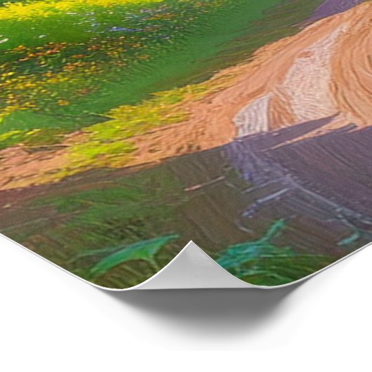 Grünes Tal der Wunder Poster (Ecke)