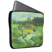 grünes Tal Laptopschutzhülle (Vorne Rechts)