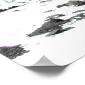 Grünes Tal nahe dem Schilthorn Poster (Ecke)