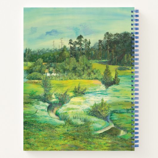 grünes Tal Notizblock (Rückseite)