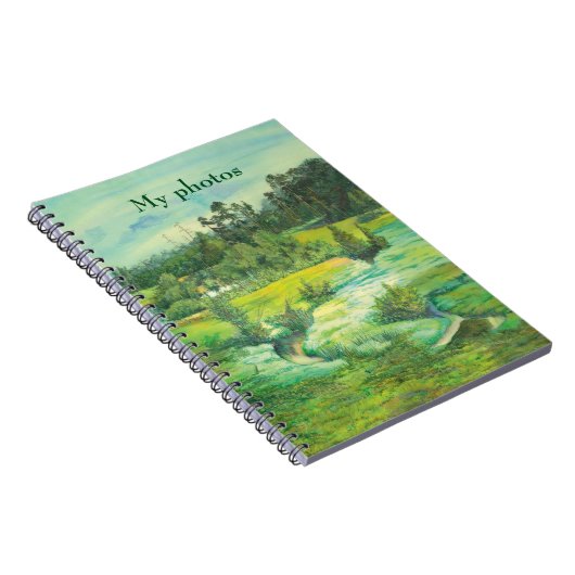 grünes Tal Notizblock (Rechte Seite)