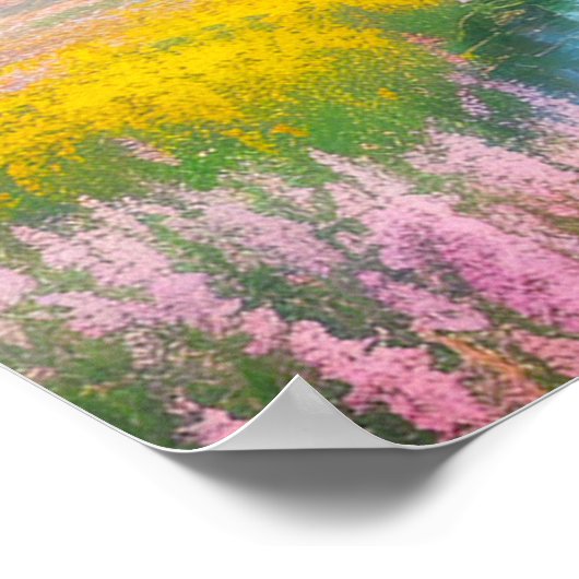 grünes Tal Poster (Ecke)