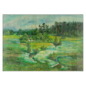 grünes Tal Schneidebrett (Vorderseite)