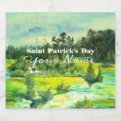 Grünes Tal Set für Lebensmittel und Getränke Bierflaschenetikett (Einzelnes Label)