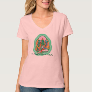 Grünes Tara-Frau-T-Shirt T-Shirt