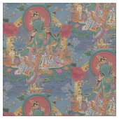 Grünes Tara-Gewebe Stoff (Nahaufnahme)