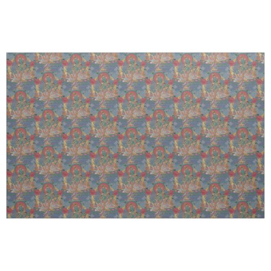 Grünes Tara-Gewebe Stoff (Fat Quarter (45,7 x 55,9 cm))