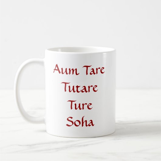 Grünes Tara Kaffeetasse (Links)