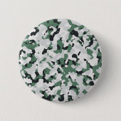Grünes Tarnmuster Button (Vorderseite)