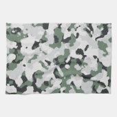 Grünes Tarnmuster Handtuch (Horizontal)