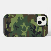 Grünes Tarnmuster iPhone Hülle (Rückseite (Horizontal))