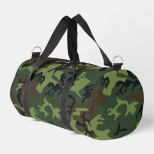 Grünes Tarnmuster, Militärisches Muster, Armee Duffle Bag