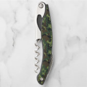Grünes Tarnmuster, Militärisches Muster, Armee Kellnermesser (Vorderseite)
