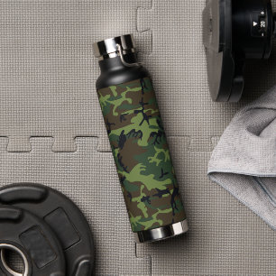 Grünes Tarnmuster, Militärisches Muster, Armee Trinkflasche