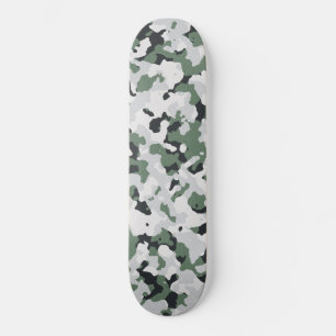 Grünes Tarnmuster Skateboard