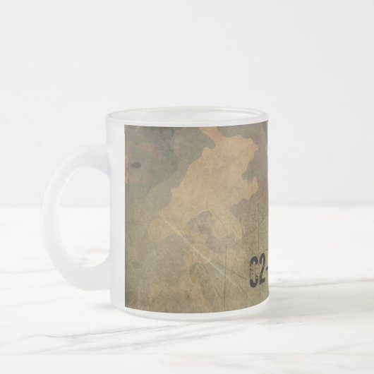 Grünes Tarnmuster Vintag V2.0 Mattglastasse (Links)