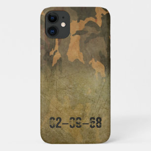 Grünes Tarnmuster vintage V2.0 Case-Mate iPhone Hülle