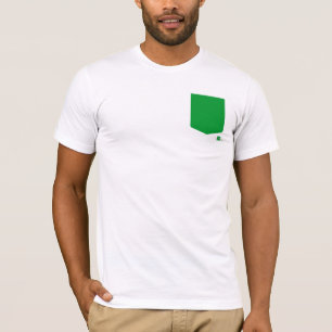 Grünes Taschen-T-Shirt T-Shirt