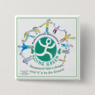 grünes Team-Abzeichen Button