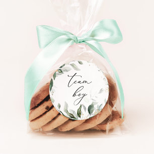 Grünes Team Junge Aufkleber