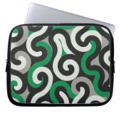 Grünes Team Laptopschutzhülle (Vorderseite)