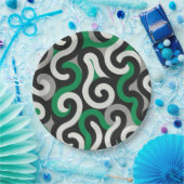 Grünes Team Pappteller (Party)