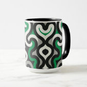 Grünes Team Tasse (VorderseiteRechts)