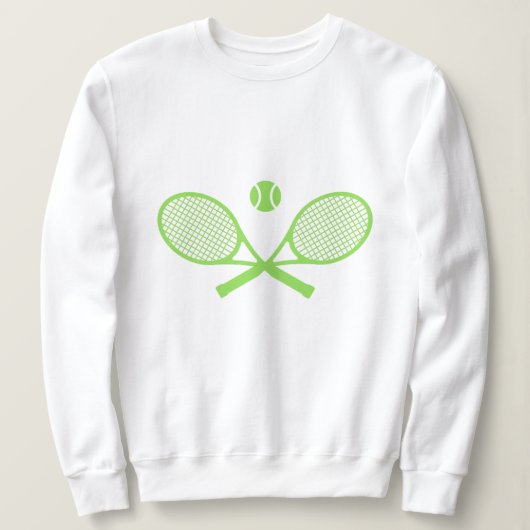 Grünes Tennis Sweatshirt (Design vorne)