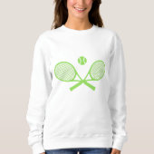 Grünes Tennis Sweatshirt (Vorderseite)