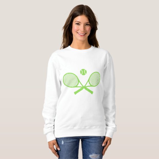 Grünes Tennis Sweatshirt (Vorne ganz)