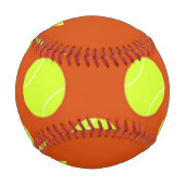 Grünes Tennisball-Orange Baseball (Rückseite)