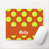 Grünes Tennisball-Orange Mousepad (Mit Mouse)