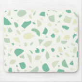 Grünes Terrazzo Mousepad (Vorne)