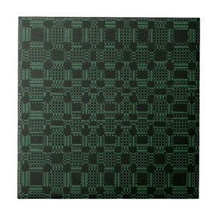 Grünes texturiertes Quadrat Fliese